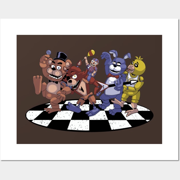 Where the Five Nights Are Wall Art by Dansmash